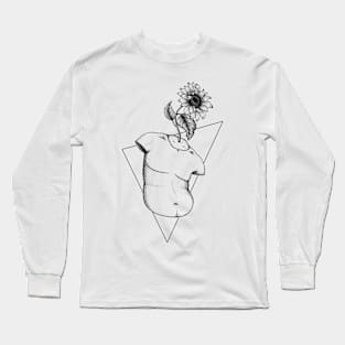 Transgender Man Art Print Design Long Sleeve T-Shirt